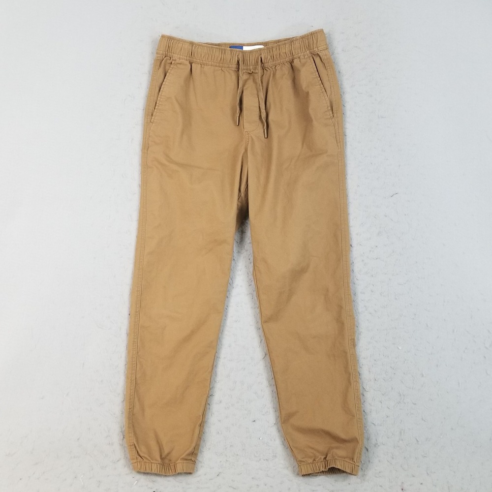Old Navy Joggers Mens M Brown Modern Jogger Built-In Flex Khaki Twill Pants